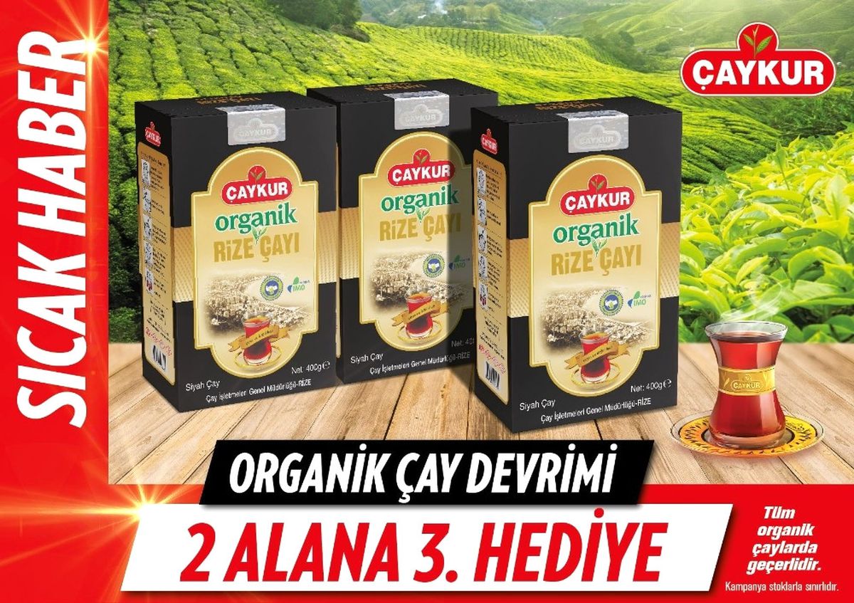 Çaykur\'dan Organik Çay Devrimi