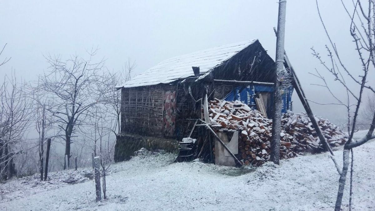 Dikmen Mahallesi Beyaza Büründü