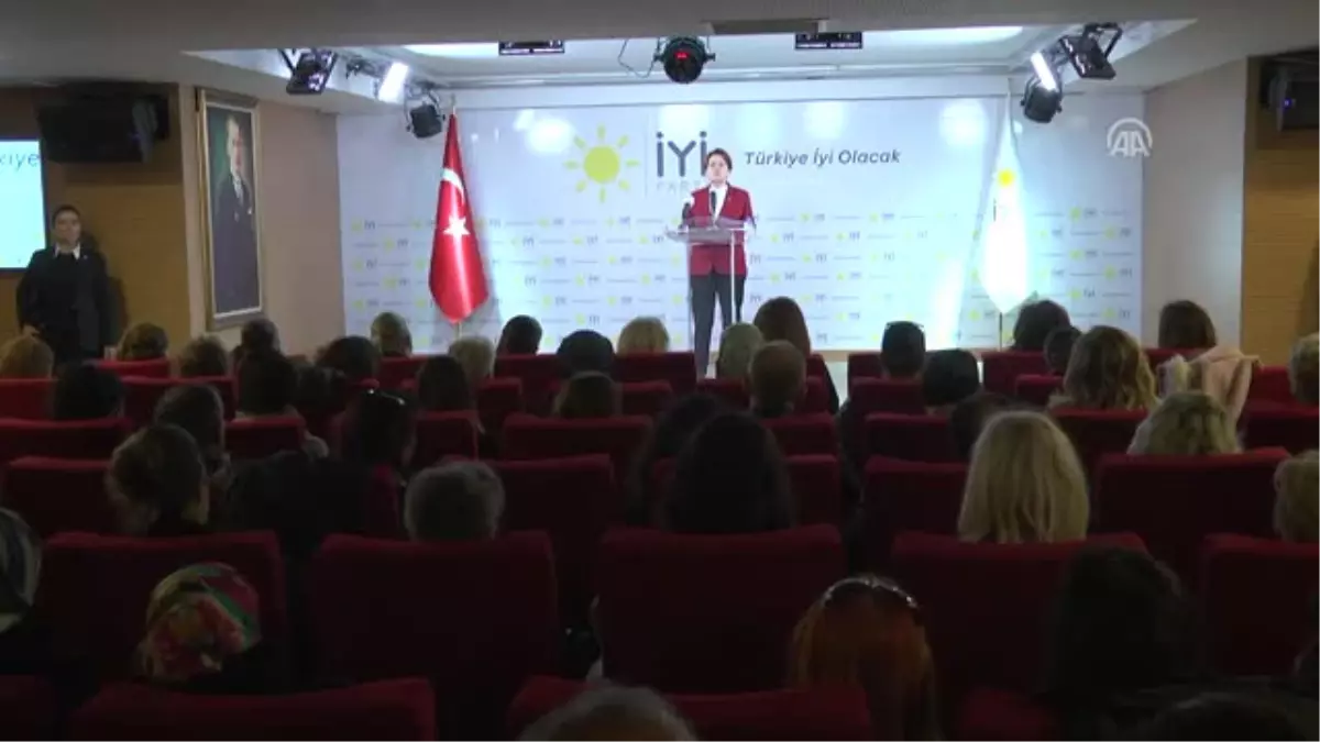 İyi Parti Genel Başkanı Akşener: "Partimize Yüzde 25 Kadın Kotası Koyduk"