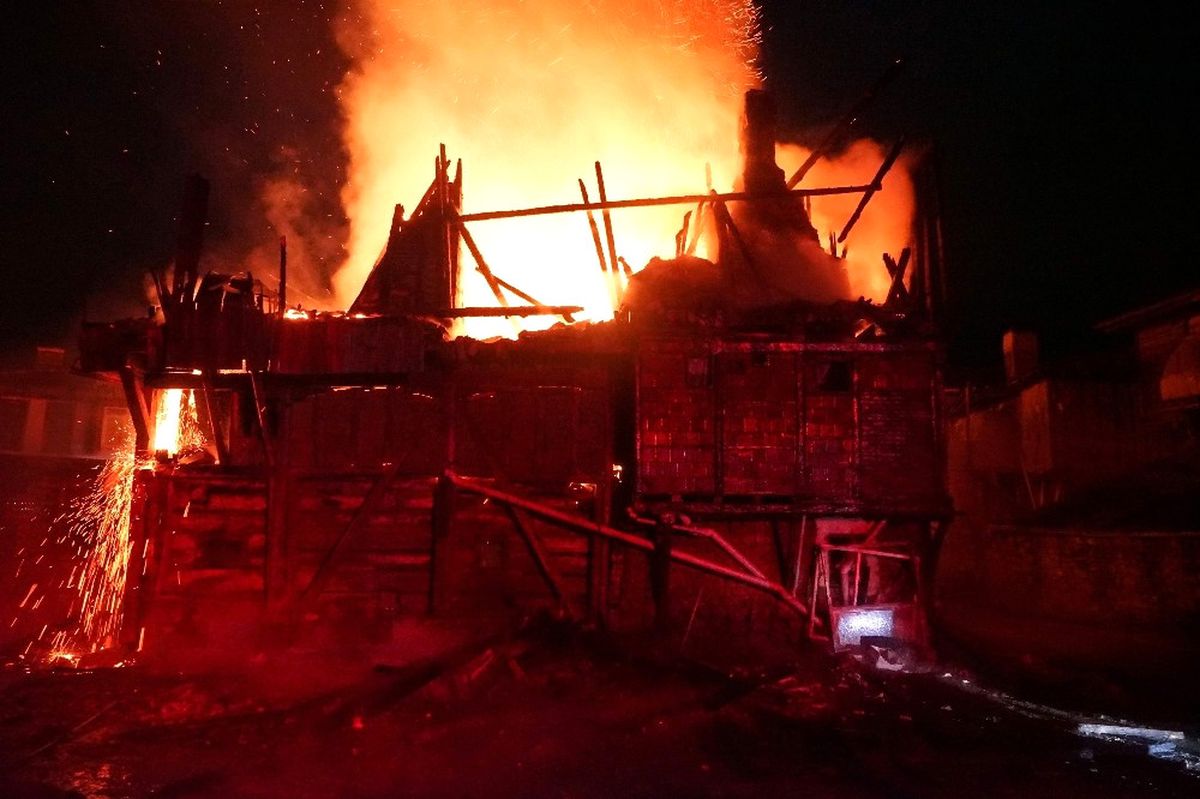 Kastamonu\'da Bir Konak, Çıkan Yangında Kullanılamaz Hale Geldi
