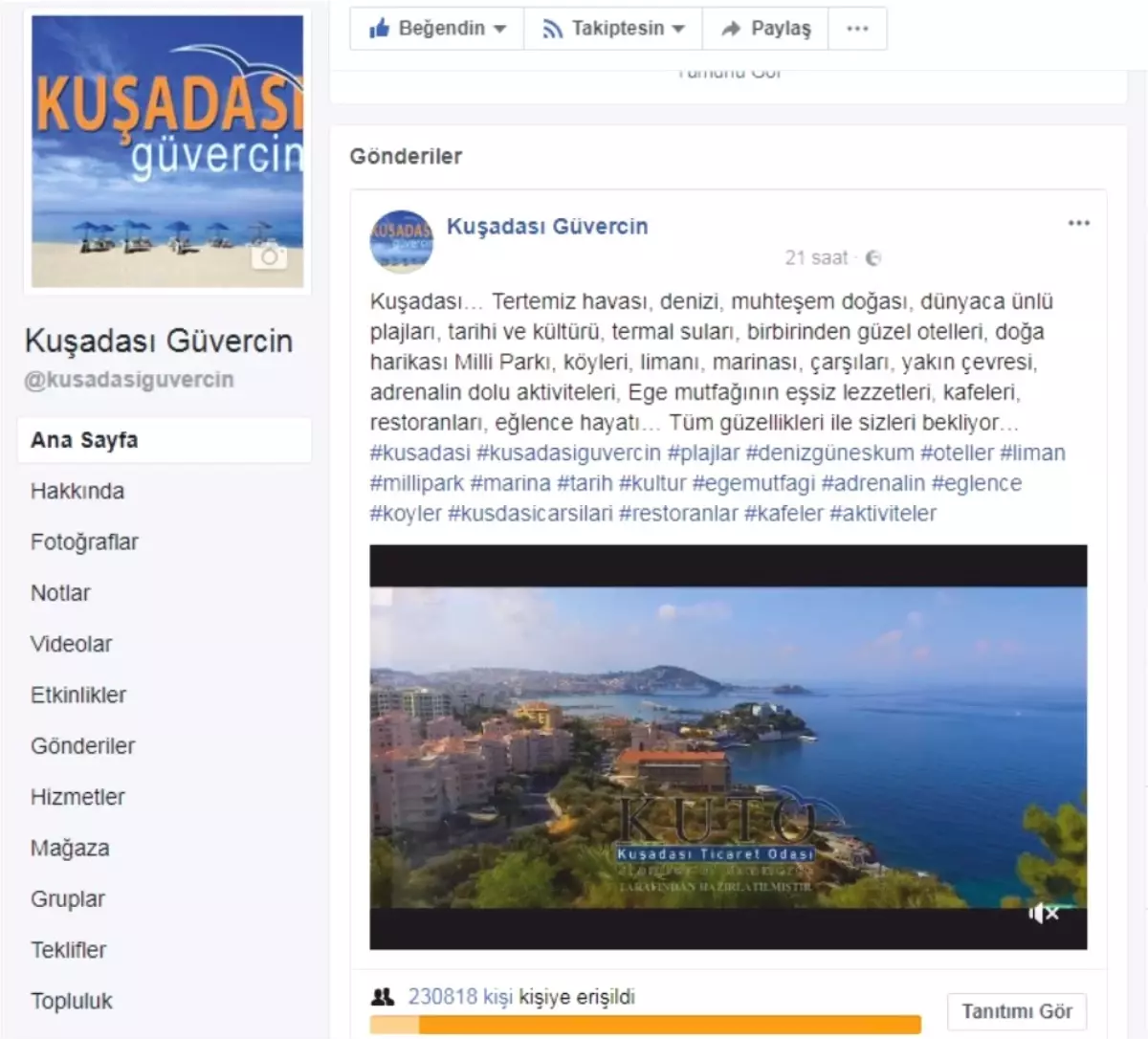 Kuşadası Ticaret Odası\'ndan Kuşadası İçin Yeni Tanıtım Filmi