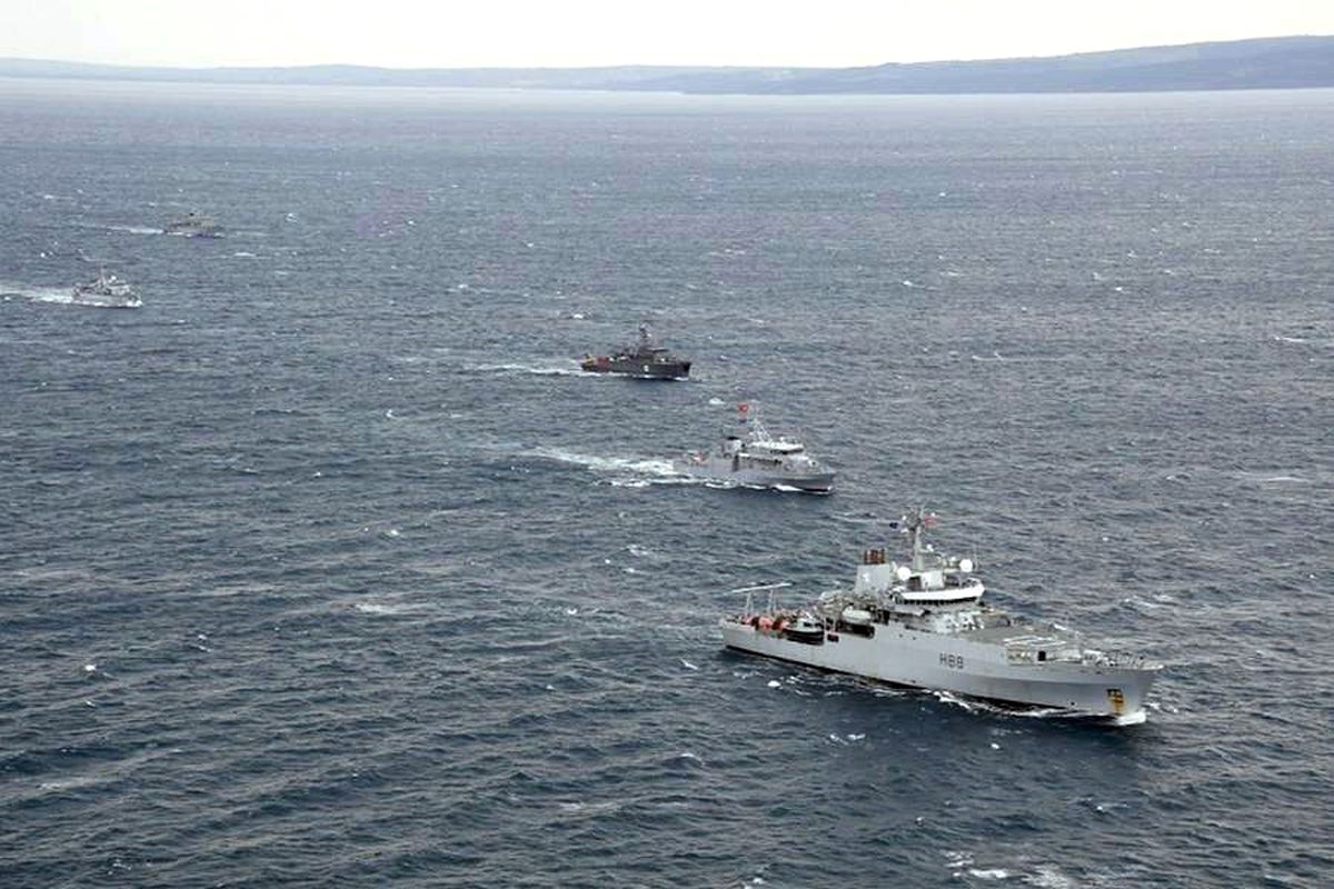 Türk Donanması, Ege Denizi\'nde Gövde Gösterisi Yaptı