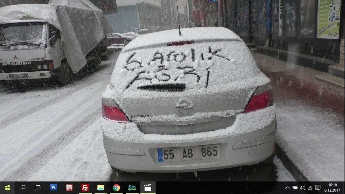 Ağrı Beyaza Büründü