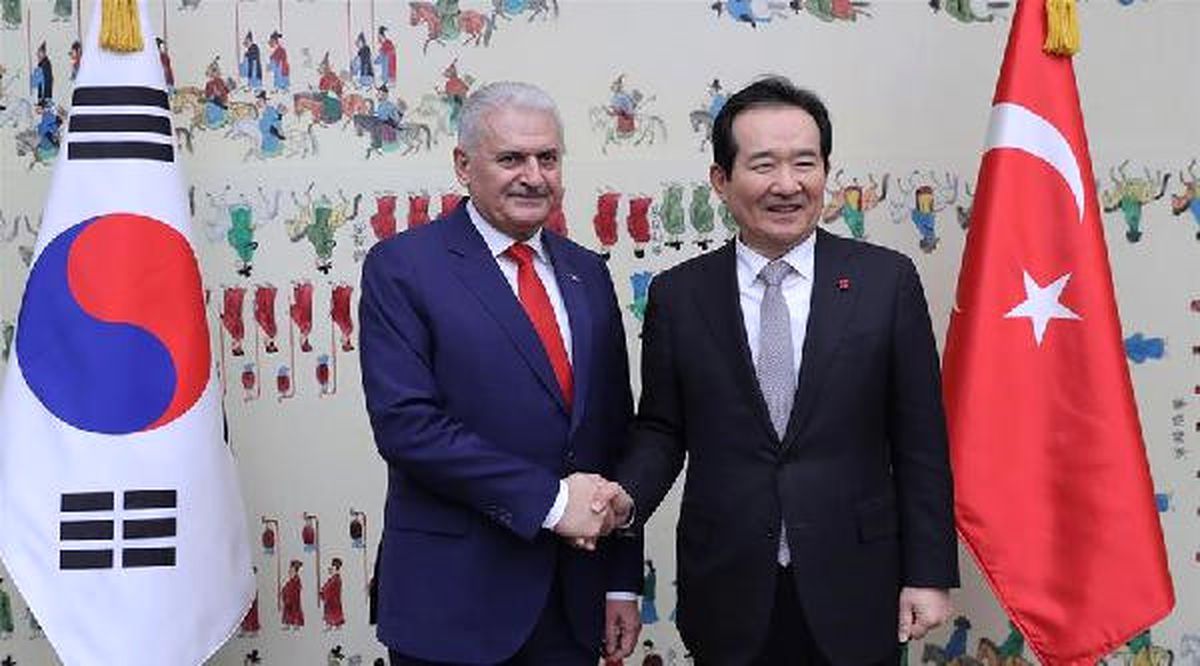 Başbakan Yıldırım, Güney Kore Ulusal Meclisi Başkanı Chung ile Görüştü