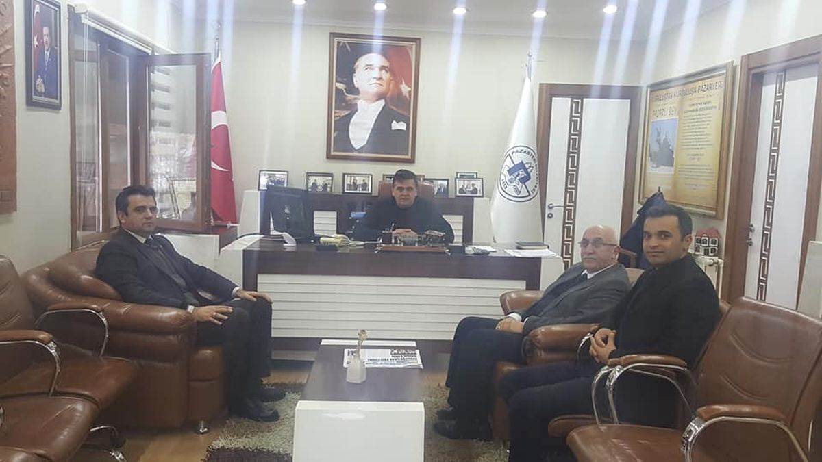 Başkan Yalçın, İlçe Milli Eğitim Müdürü Köroğlu ile Bir Araya Geldi