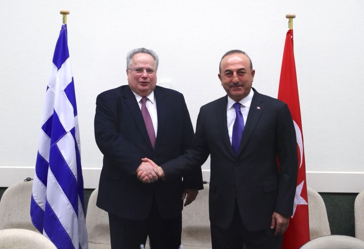 Dışişleri Bakanı Çavuşoğlu, Yunan Mevkidaşı Kotzias ile Görüştü