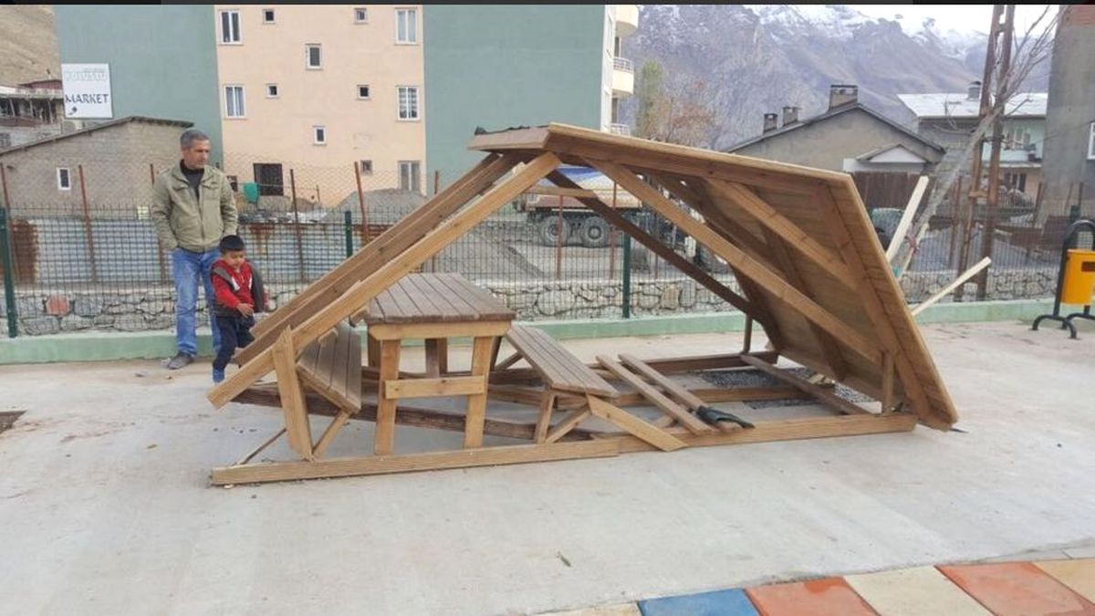 Hakkari\'deki Oyun Gruplarına Zarar Verildi