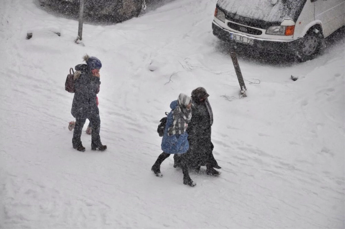 Kars\'ta Kar ve Tipi Hayatı Olumsuz Etkiledi