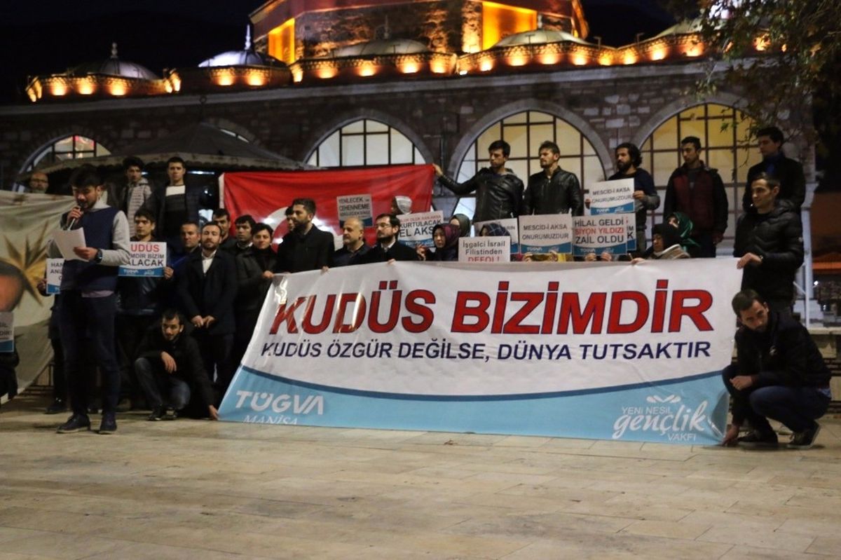 Manisa Tügva\'dan ABD\'ye Kudüs Tepkisi