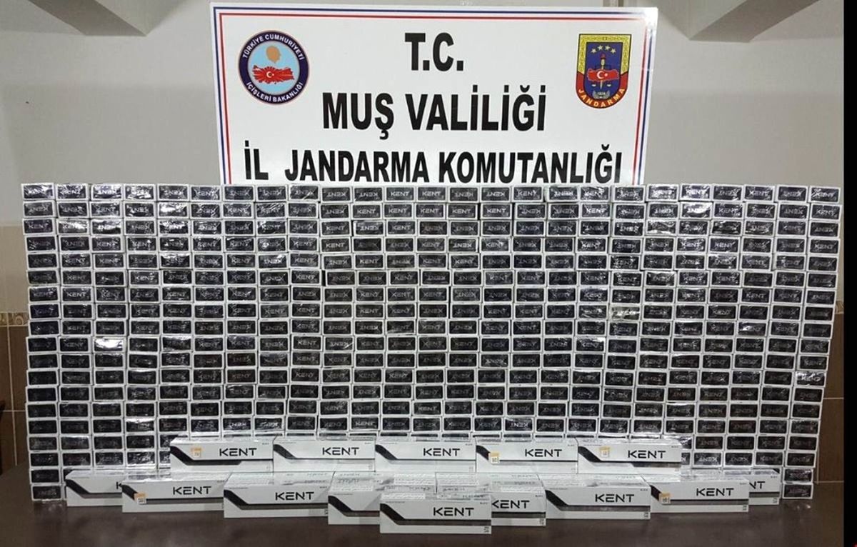 Muş\'ta Kaçak Sigara Operasyonu