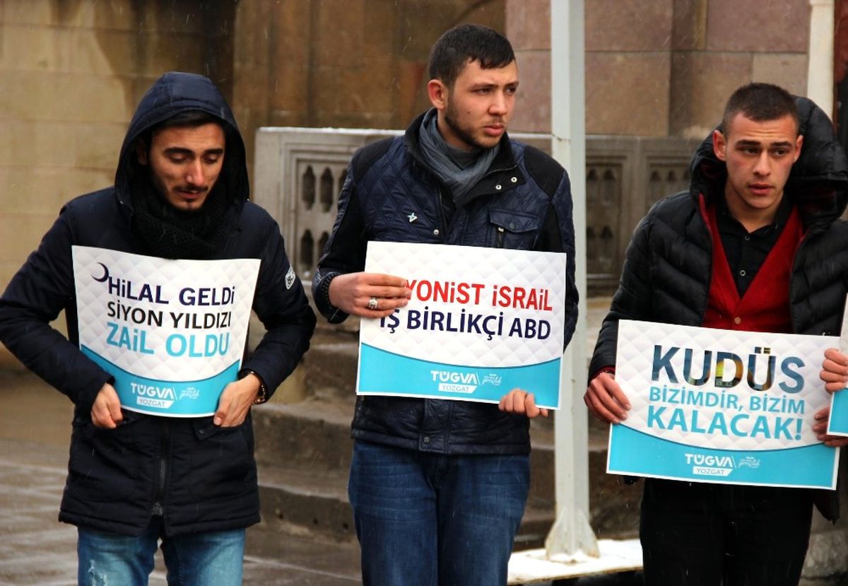 Tügva Yozgat İl Temsilciliği\'nden Kudüs Protestosu