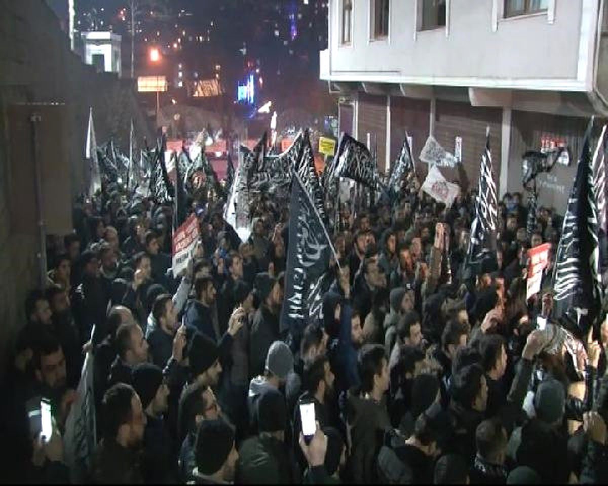 ABD Başkonsolosluğu Önünde \'Kudüs\' Protestosu