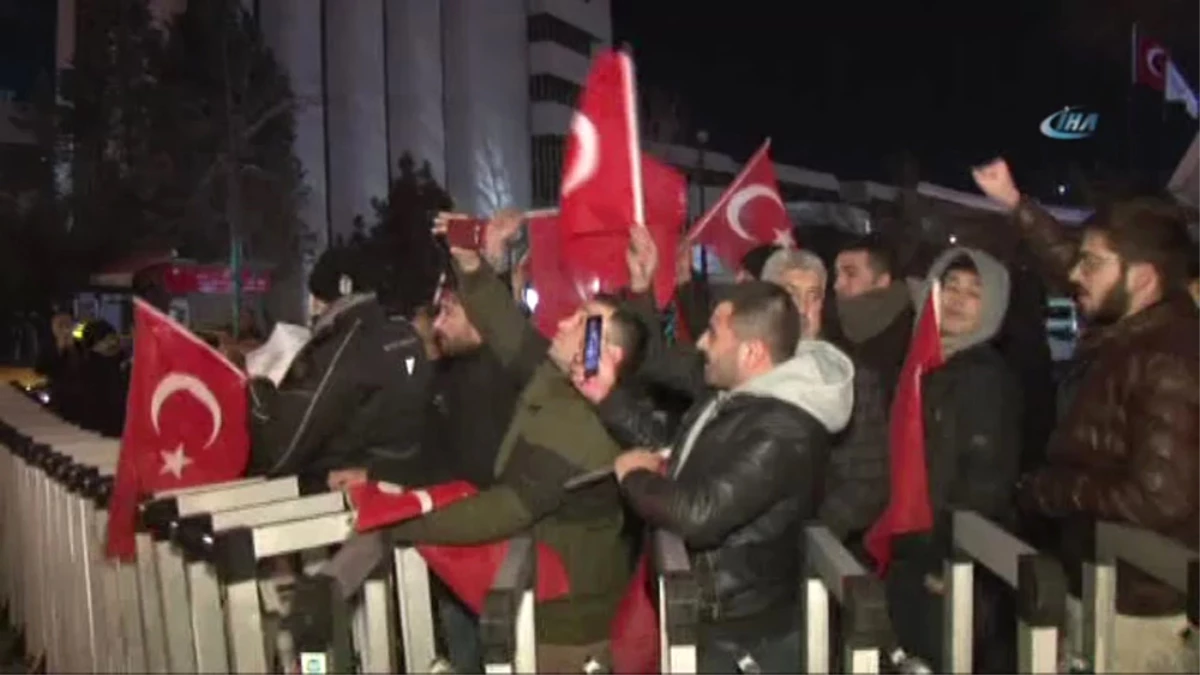 ABD Büyükelçiliği Önünde Kudüs Protestosu