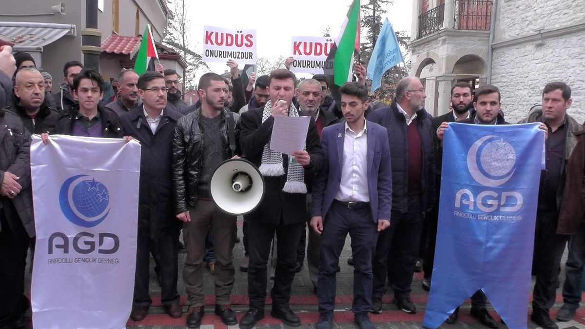 ABD\'nin Kudüs Kararı Bartın\'dan da Protesto Edildi