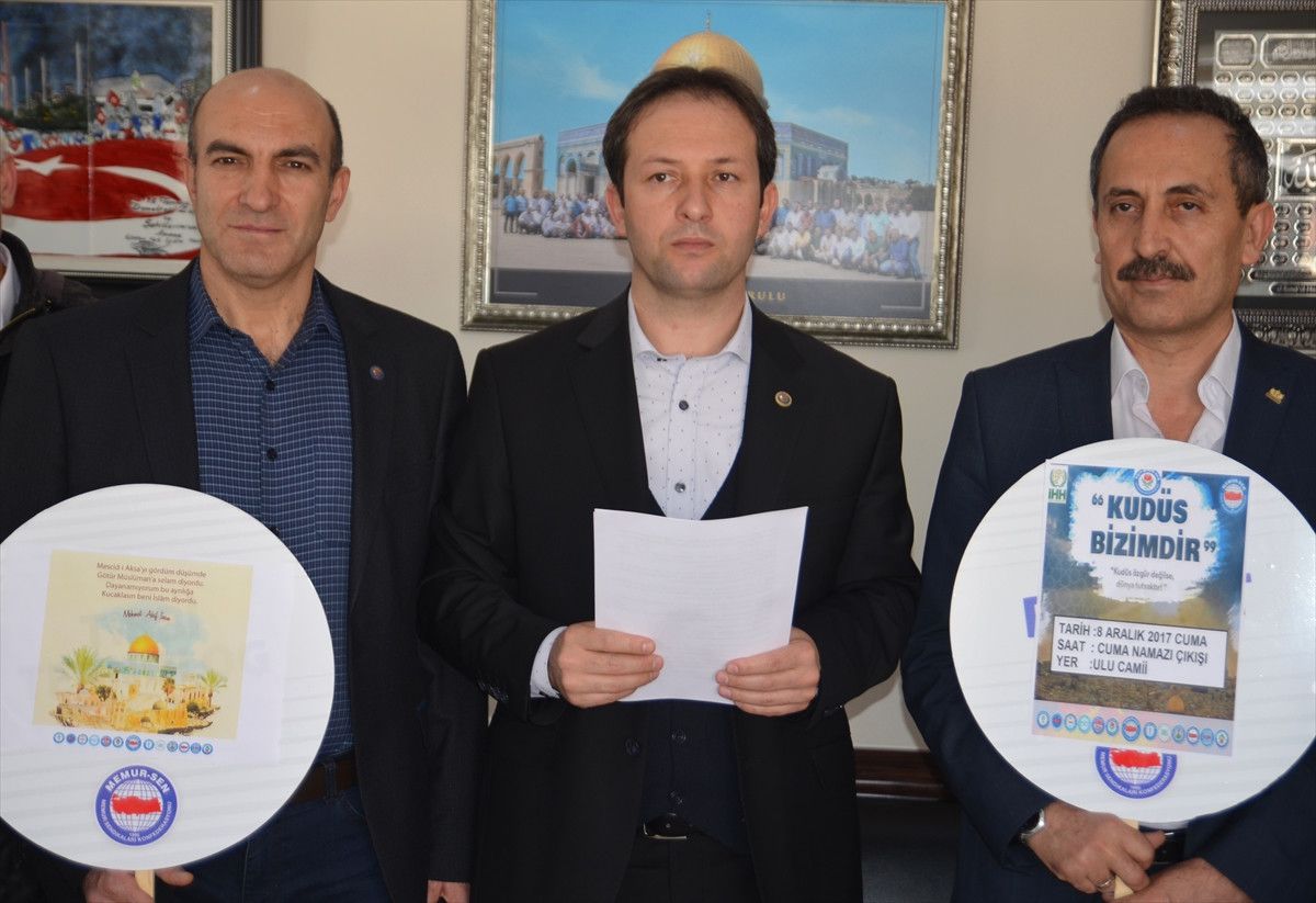 ABD\'nin Kudüs\'ü İsrail\'in Başkenti Olarak Tanıma Planına Tepki