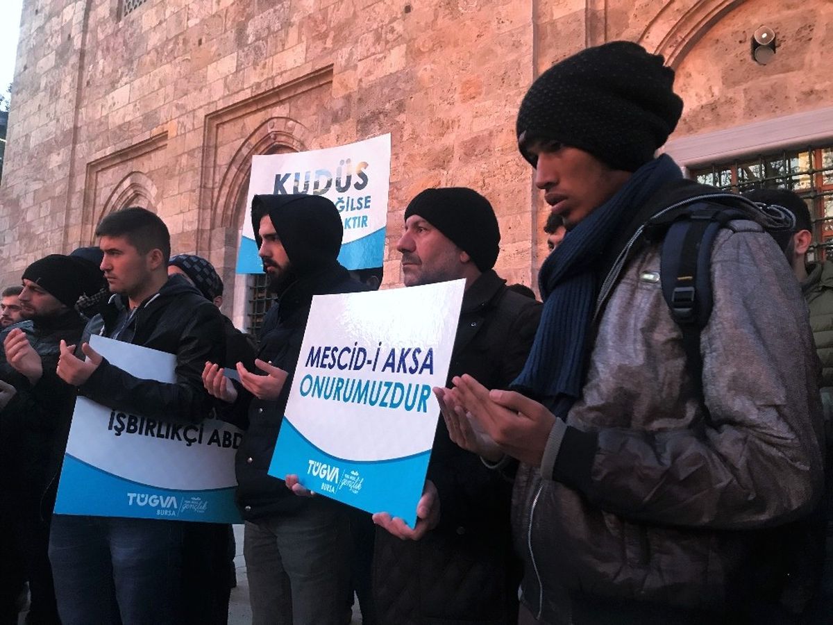 Amerika\'nın Kudüs Kararına Bursa\'dan Tepki