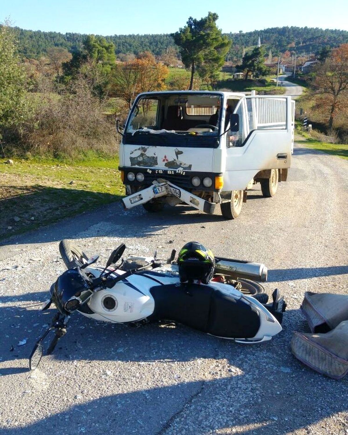 Bayramiç\'te Trafik Kazası: 1 Yaralı