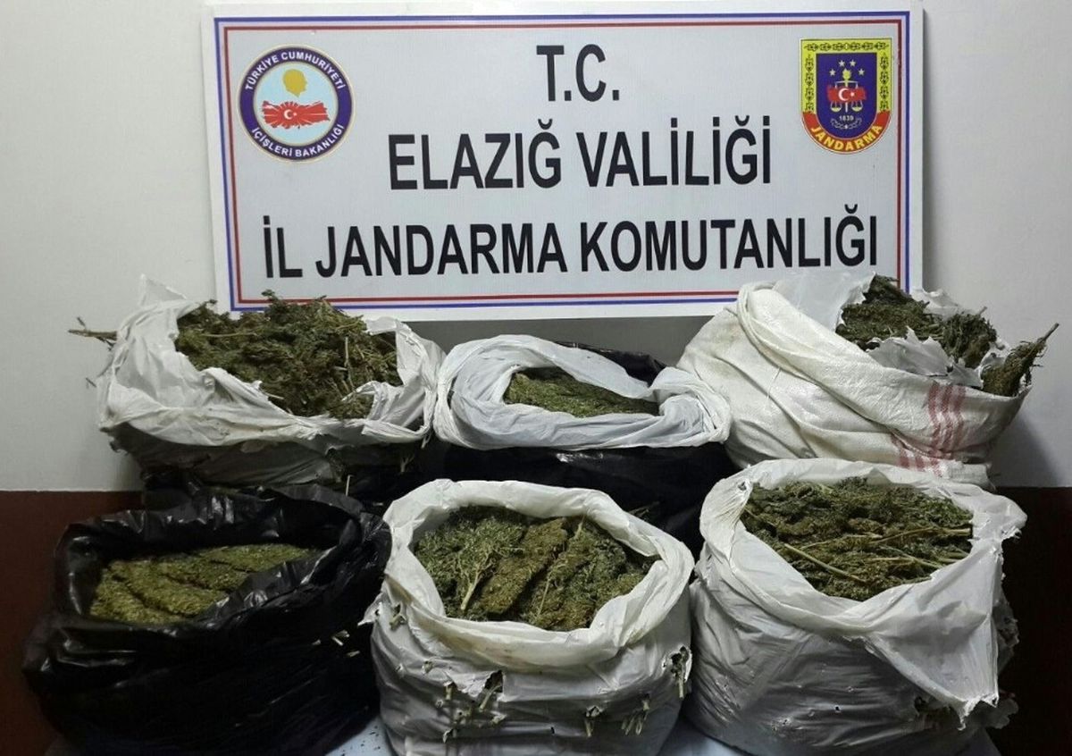Elazığ\'da 47 Kilo Esrar Ele Geçirildi