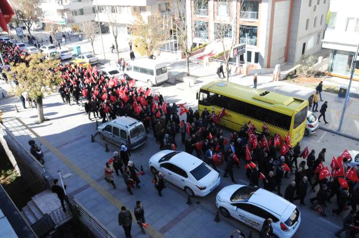 Gaziantep\'te ABD\'ye Yürüyüşlü Tepki