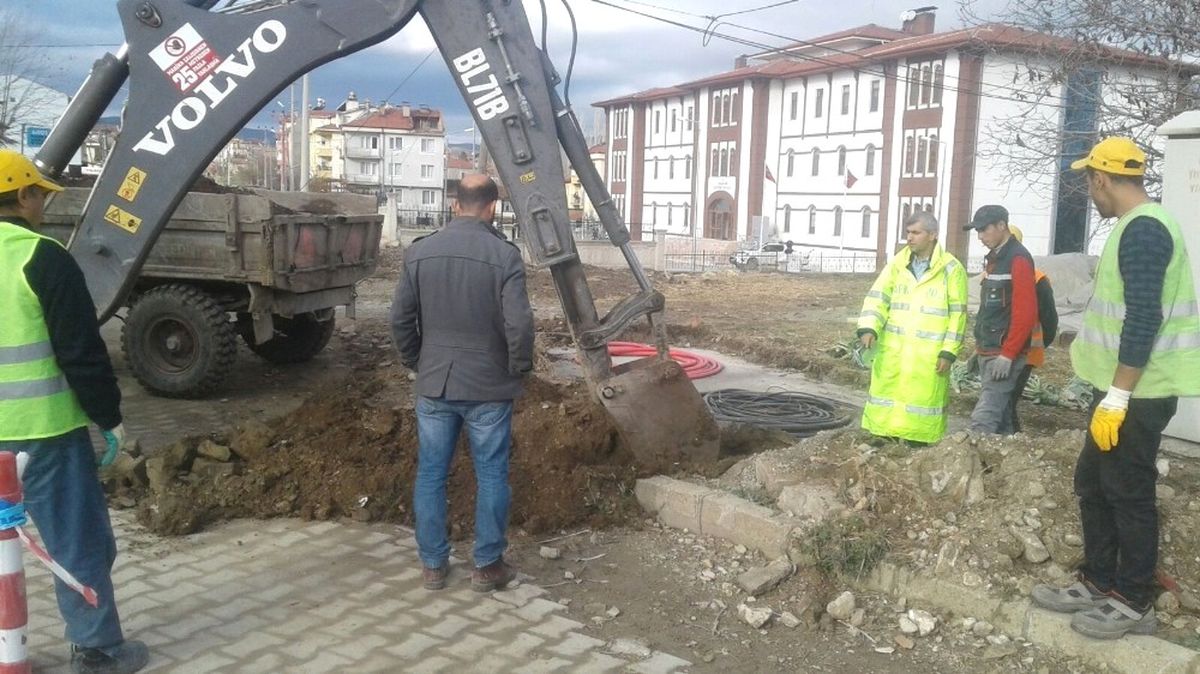 Hisarcık\'ta Mobese Sistemi Kurulumuna Başlandı