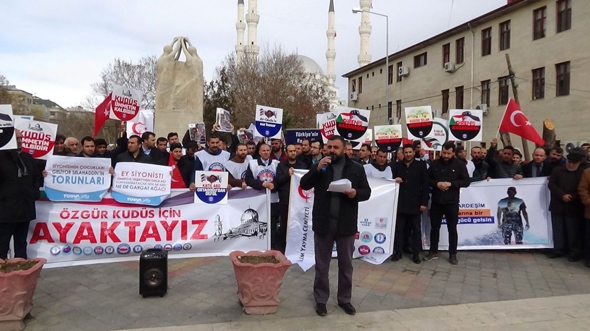 Iğdır\'da Kudüs Protestosu