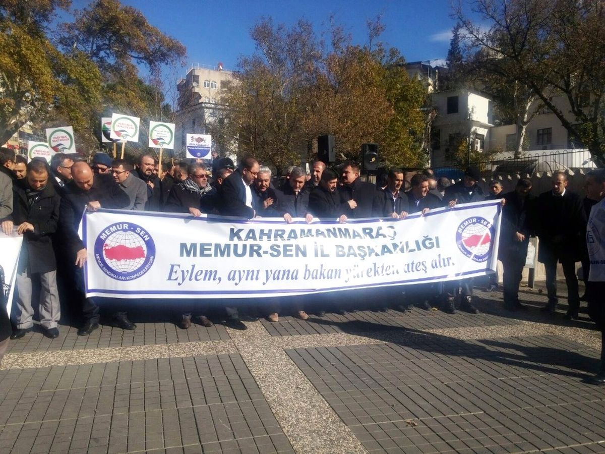 Kahramanmaraş\'ta Kudüs Kararı Protestosu