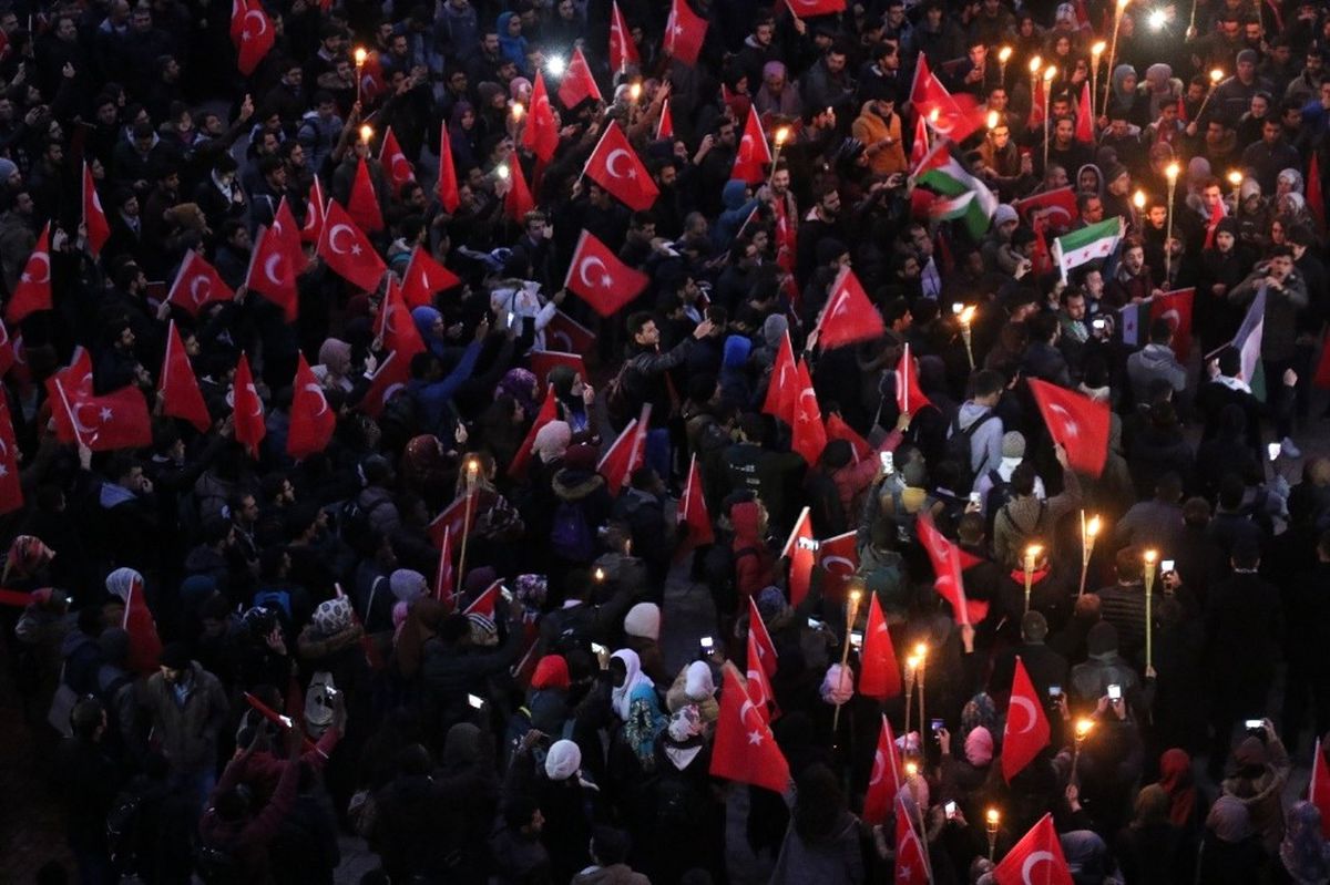 Karabük Üniversitesi\'nde Binler Kudüs İçin Yürüdü