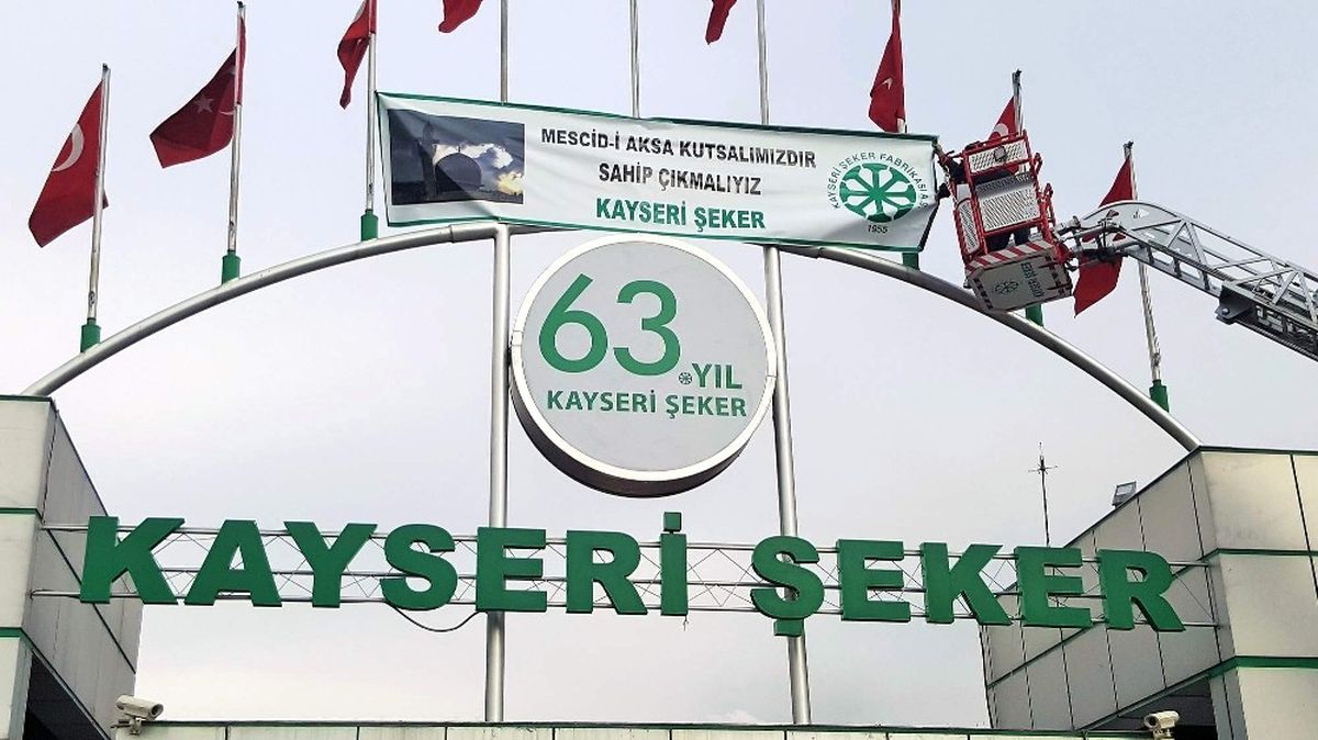 Kayseri Şeker\'den ABD\'nin Kudüs\'ü İsrail\'in Başkenti Olarak Tanımasına Tepki