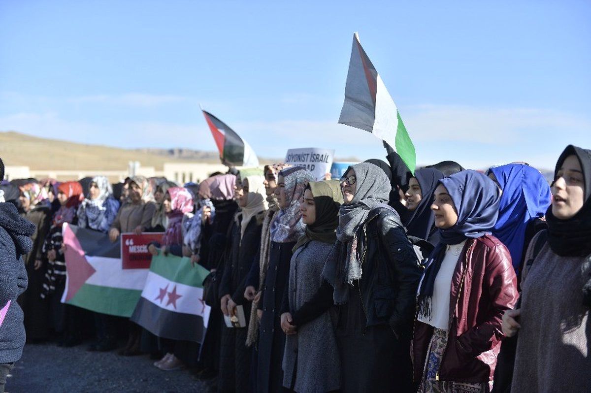Mardin\'de Kudüs Tepkisi