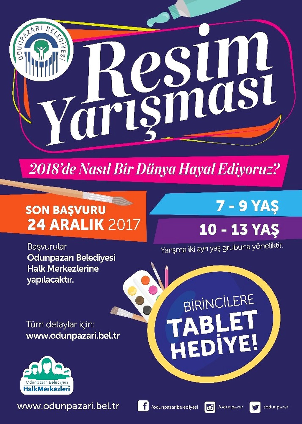 Odunpazarı Belediyesi Çocuklar İçin Resim Yarışması Düzenliyor