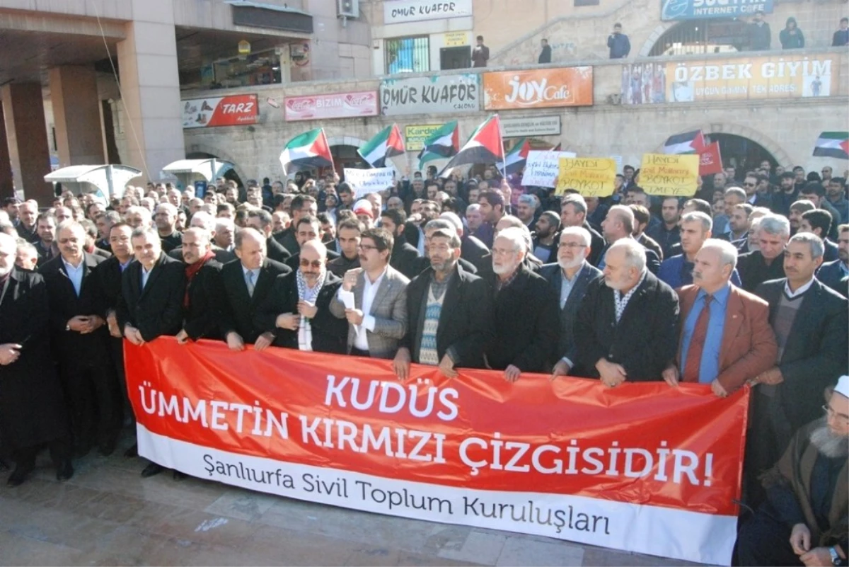 Şanlıurfa\'da Kudüs Protestosu