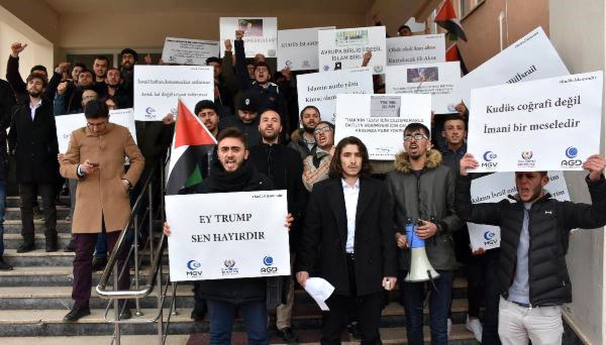 Sivas\'ta Agd\'den Kudüs Protestosu