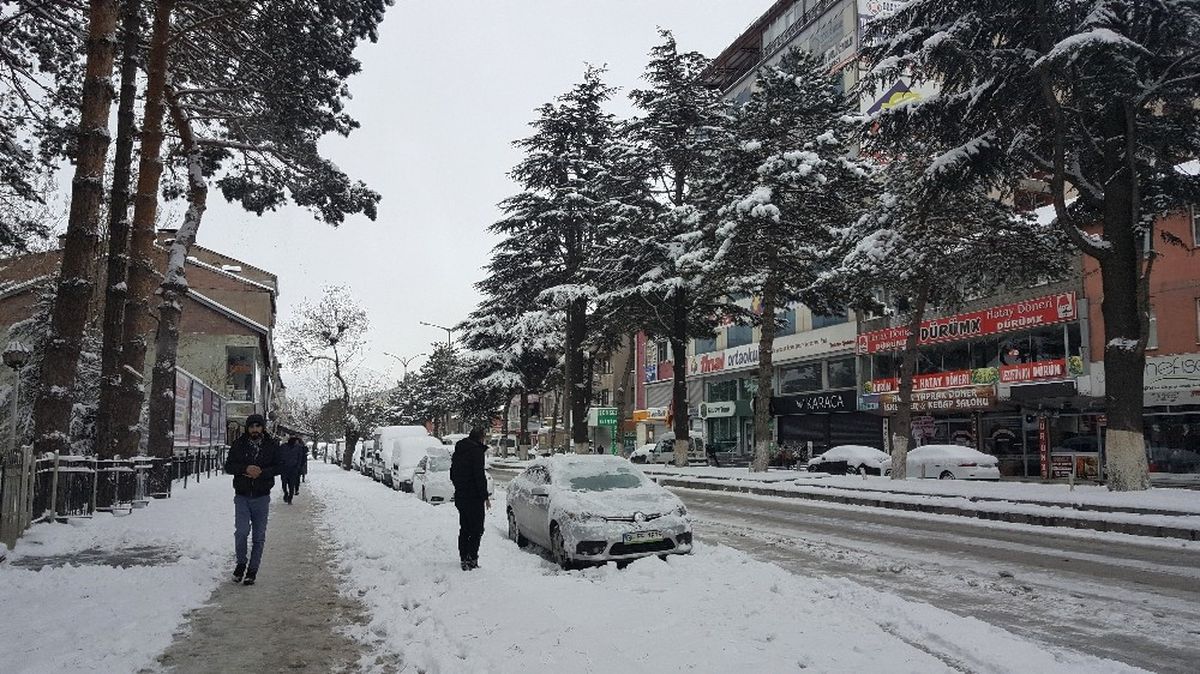 Tatvan\'da Kar Yağışı