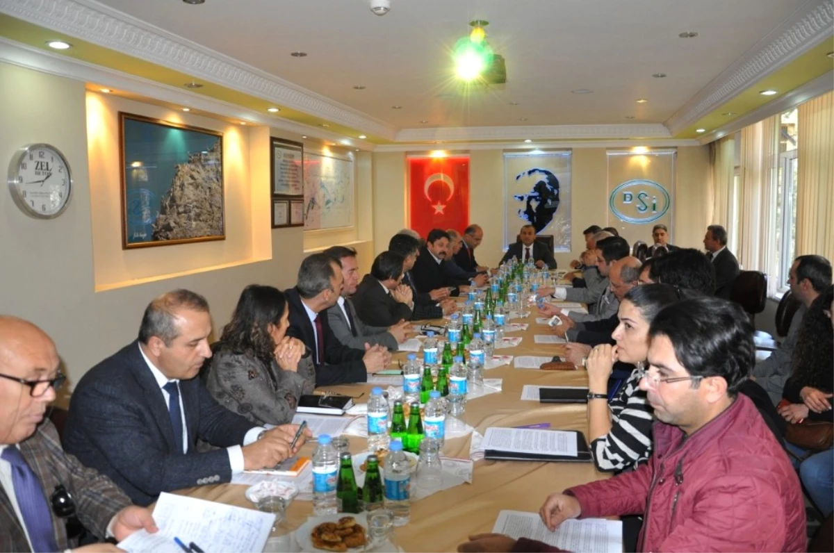 Tunceli\'de İl Su Yönetim Koordinasyon Kurulu Toplantısı