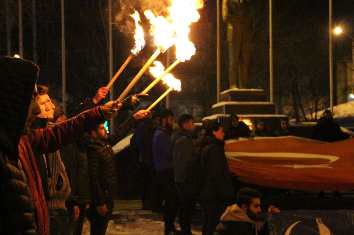 Ülkü Ocaklarından "Kudüs" Protestosu