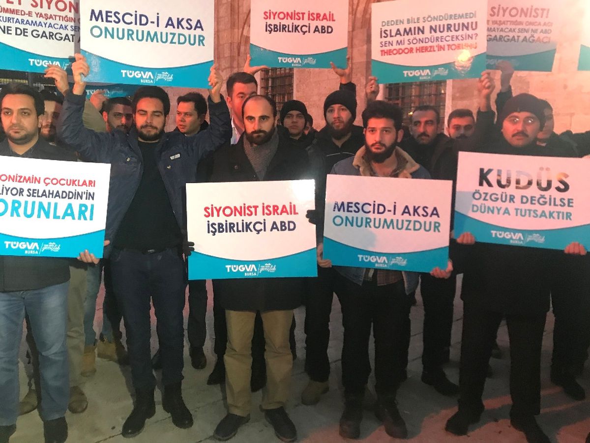 Ulucami\'de Kudüs Eylemi