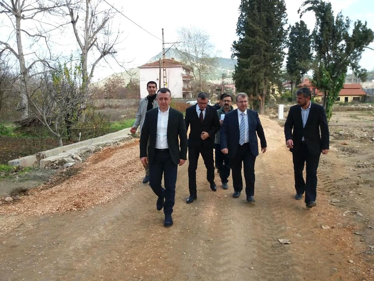 Vali Büyükakın\'dan Vezirhan\'da İnceleme