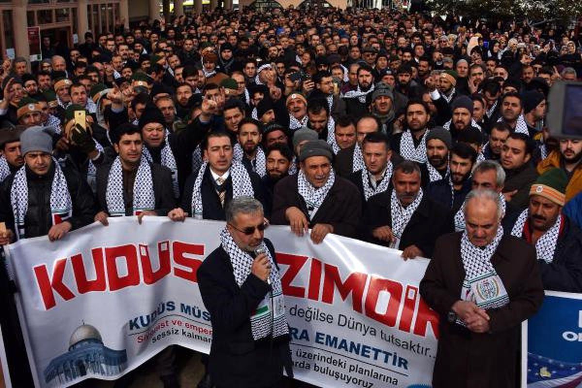 Van\'da Kudüs Protestosu