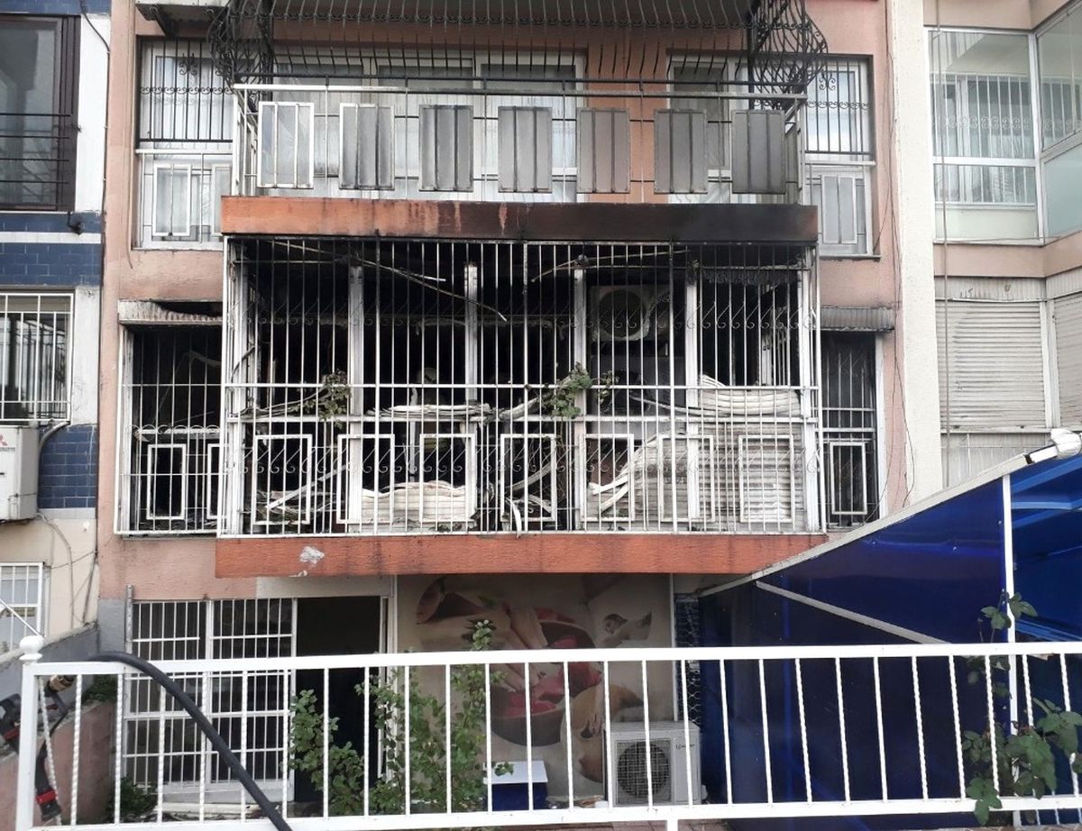 Yaşlı Kadın Yangında Hayatını Kaybetti