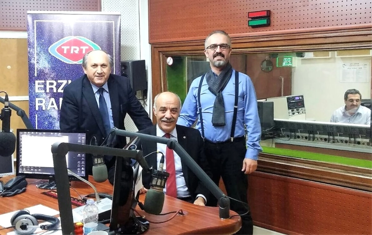 Yücelik, TRT Erzurum Radyosu\'na Konuk Oldu