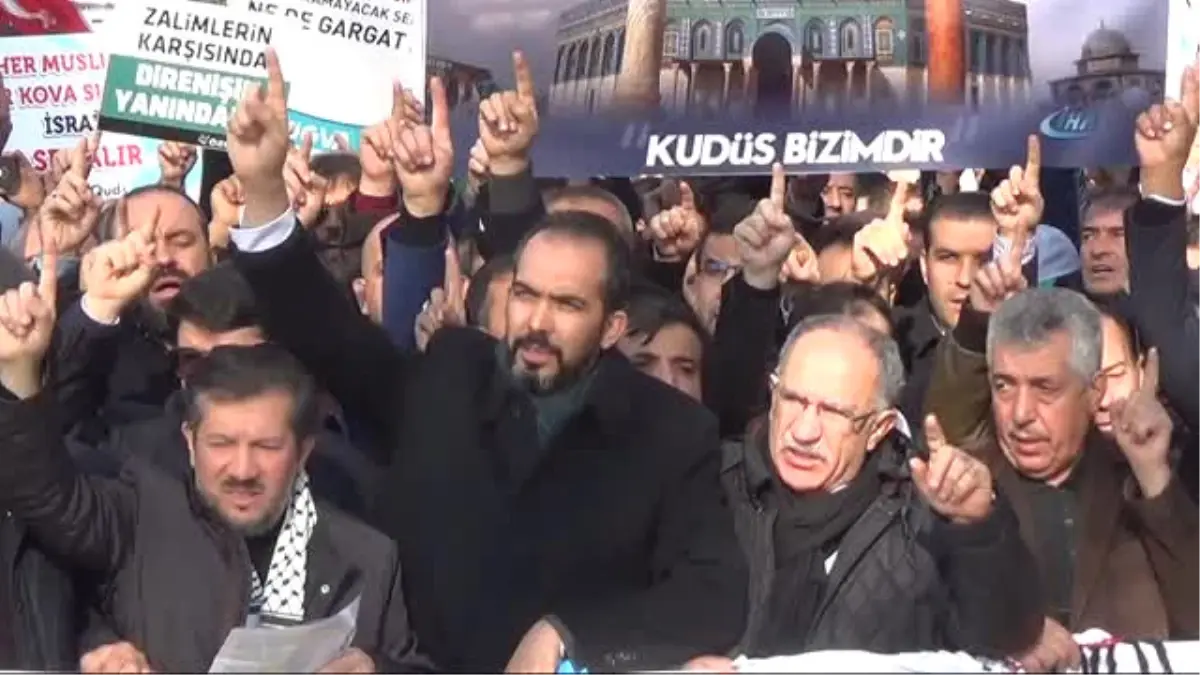 ABD\'nin Kudüs Kararı Protesto Edildi