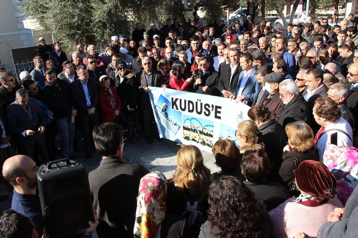 ABD ve İsrail\'e Kudüs Protestosu