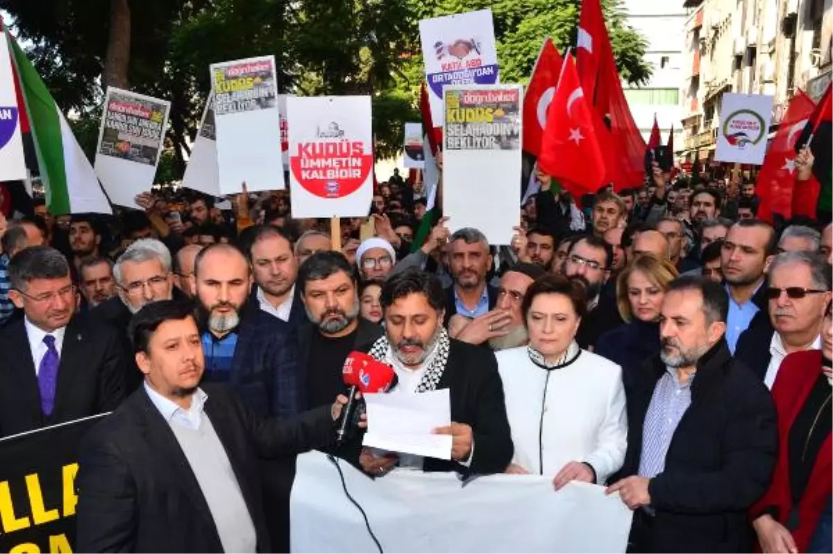 Adana\'da \'Kudüs\' Protestosu