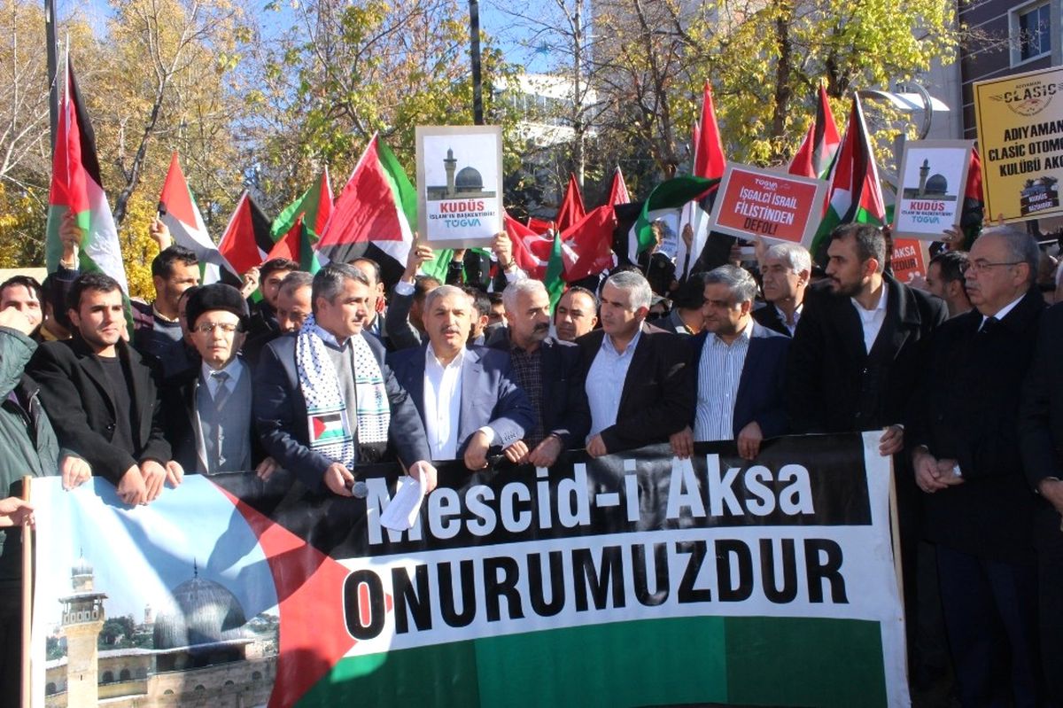 Adıyaman\'da Kudüs Eylemi