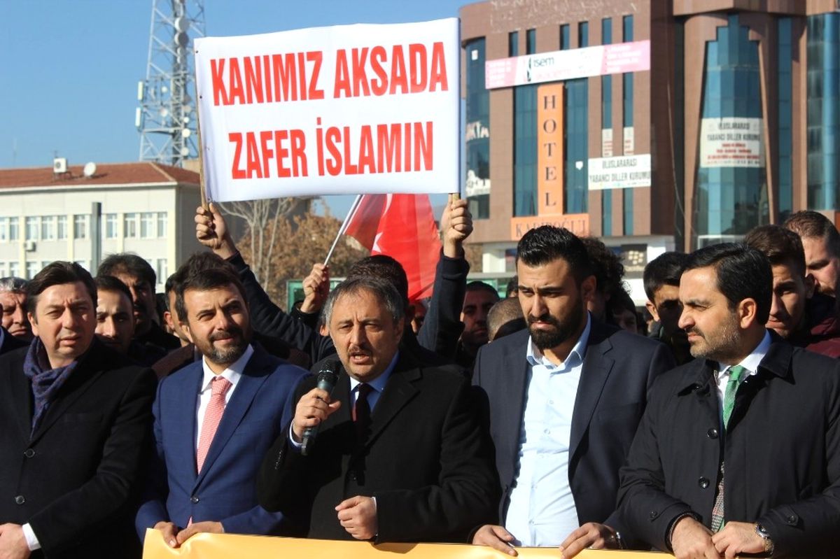 AK Parti Teşkilatından Kudüs Protestosu