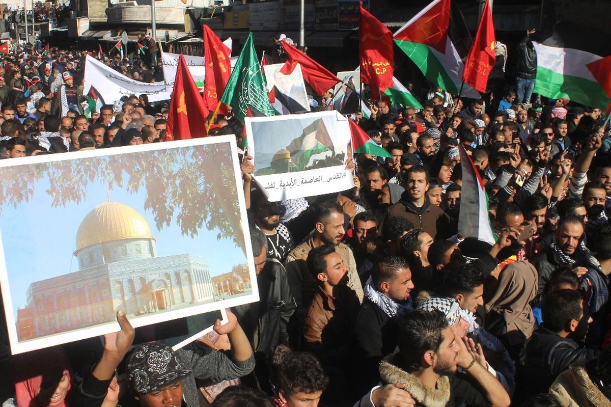 Amman\'da Onbinler Kudüs İçin Eylem Yaptı