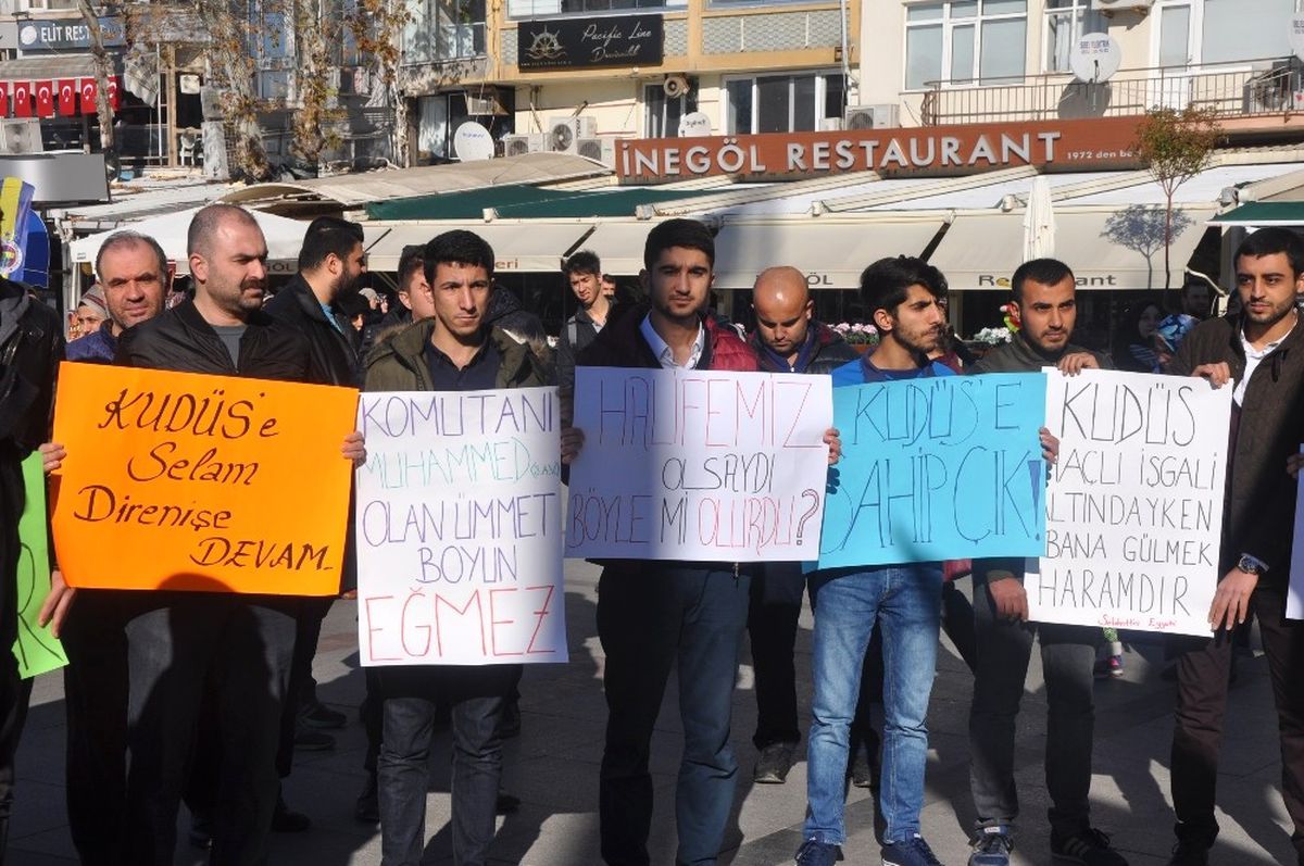 Bandırma\'dan ABD\'ye Kudüs Tepkisi