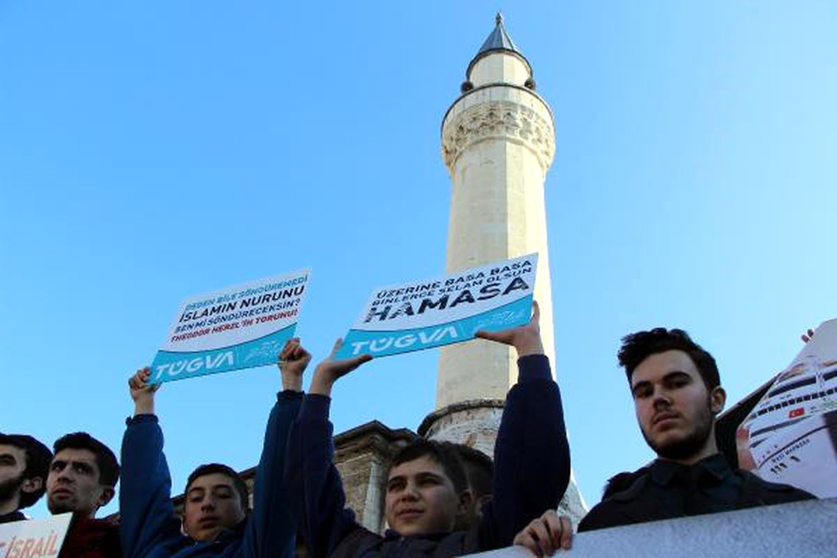 Bolu\'da \'Kudüs\' Protestosu