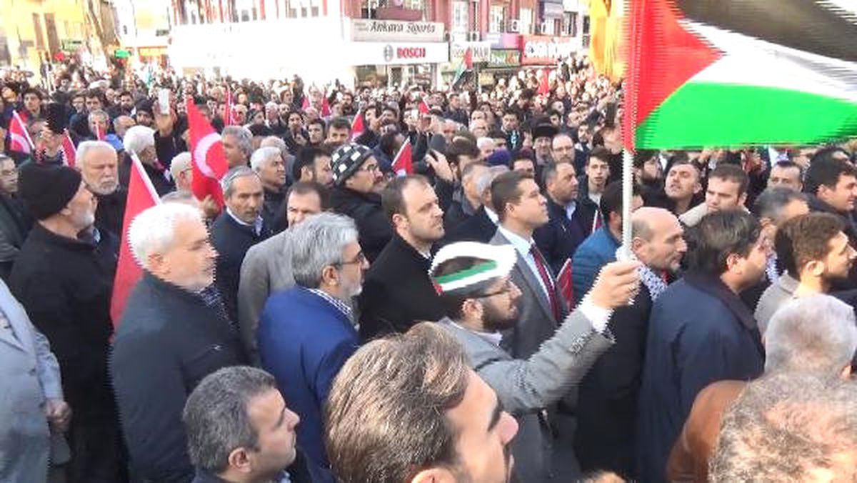 Bursa\'da Kudüs Protestosu