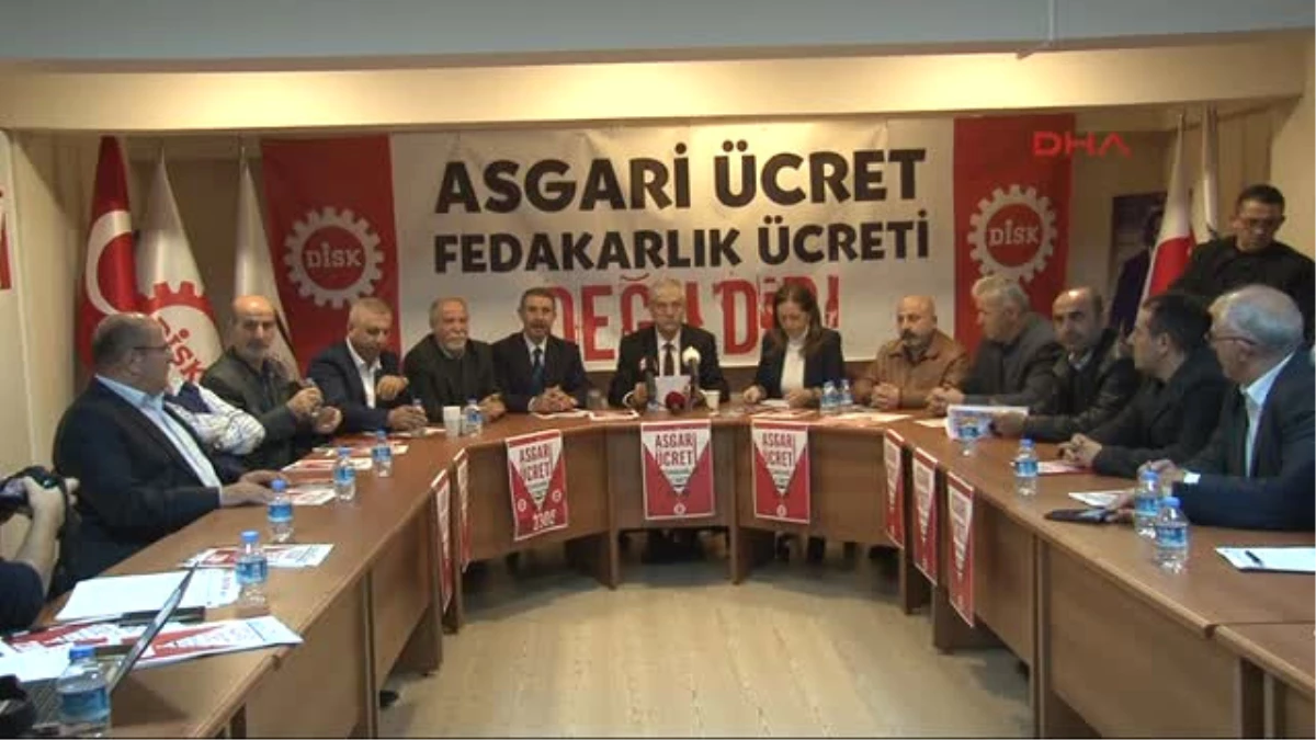 Disk: Asgari Ücretin Net 2 Bin 300 Lira Olması Gerekir